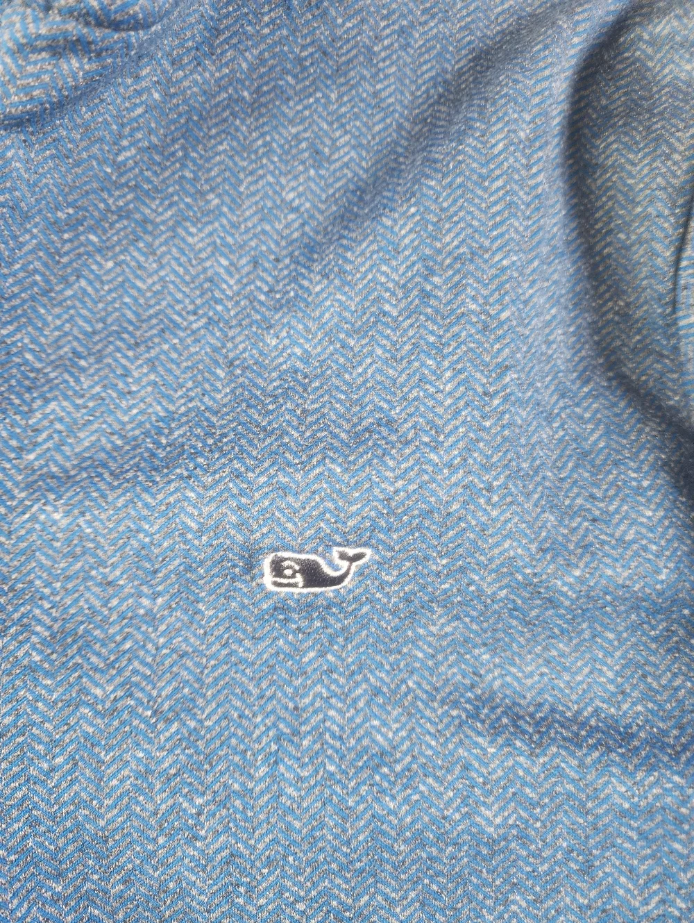 Vineyard Vines Men’s Blue Quarter Zip Pullover